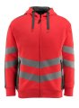 Mascot Veiligheid Hoodie Corby 50138-932 hi-vis rood-donkerantraciet